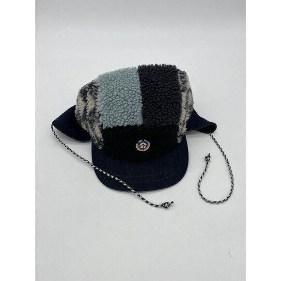 PATAGONIA Range EARFLAP Cap Flannel Duckbill 5 Panel Hat-  Large - Picture 1 of 7